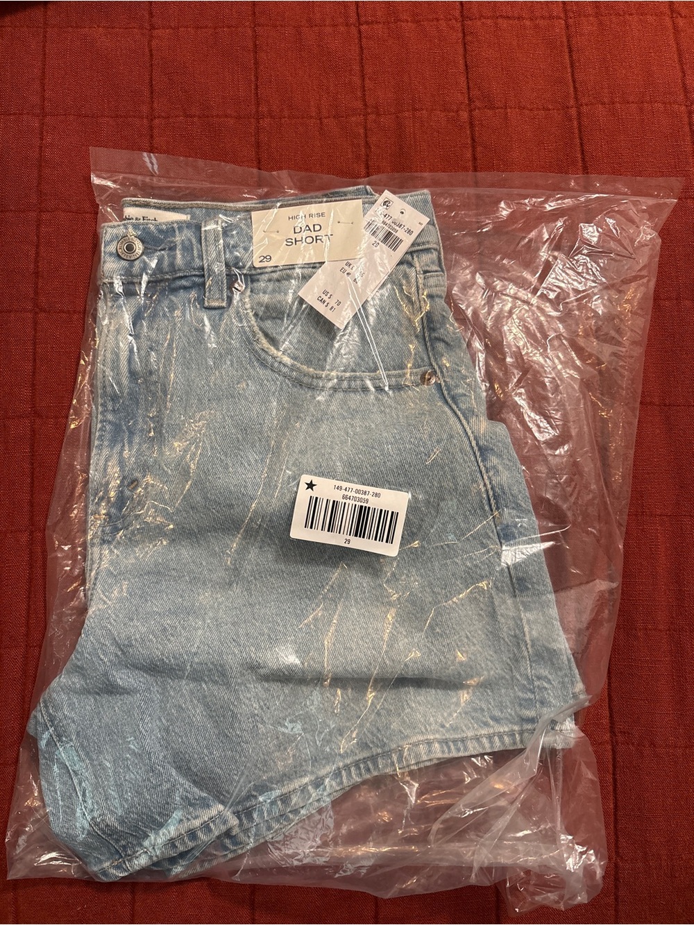 Abercrombie High Rise Dad Short - Picture 3 of 4